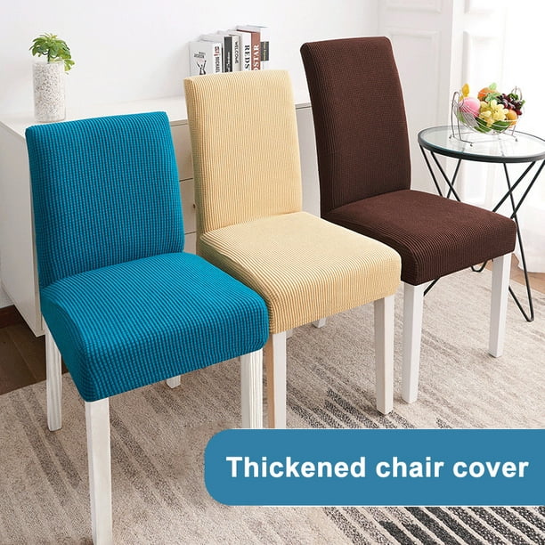 1/4pcs Home Chair Cover PU Leather Kitchen Bar Hotel Restaurant Party Decoration